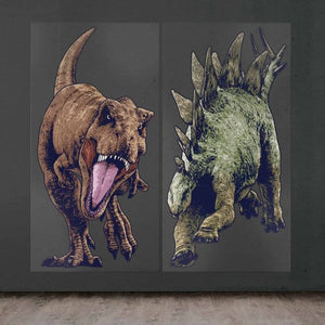 Decorations - Backdrop & Scene Setters Jurassic Into The Wild Scene Setter Backdrop 85cm x 165cm 2pk