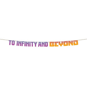 Decorations - Banners, Flags & Streamers Buzz Lightyear To Infinity And Beyond Letter Banner 19cm x 3m Each