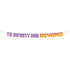 Buzz Lightyear To Infinity And Beyond Letter Banner 19cm x 3m Each