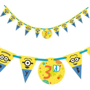 Amscan_OO Decorations - Banners, Flags & Streamers Despicable Me Add-An-Age Banner 3.2m x 25cm Each