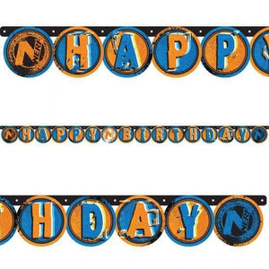 Amscan_OO Decorations - Banners, Flags & Streamers Nerf Happy Birthday Letter Banner 2.18m Each