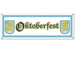 Amscan_OO Decorations - Banners, Flags & Streamers Oktoberfest Sign Banner 53cm x 152cm Each