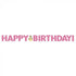 Pineapple N Friends Glittered Happy Birthday Ribbon Banner 15cm x 3m Each