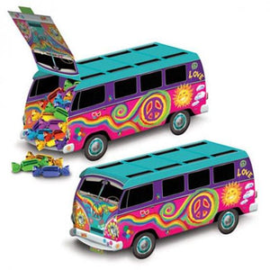 Amscan_OO Decorations - Centerpiece & Confetti 60's Peace Bus Kombi Van Centrepiece Each