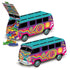60's Peace Bus Kombi Van Centrepiece Each