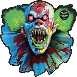 Decorations - Cutouts Creepy Carnival Cutout Black Light Reactive 39cm x 37cm Each