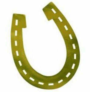 Amscan_OO Decorations - Cutouts Horseshoe Gold Foil Silhouette Cutout 42cm Each