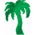 Palm Tree Cardboard Embossed Foil Cutout 38cm Each
