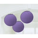 Amscan_OO Decorations - Decorative Fans, Pom Poms & Lanterns New Purple Bright Royal Round Paper Lanterns Blue 3pk 24cm