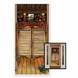 Amscan_OO Decorations - Door Covers & Curtains Western Saloon Door Cover 76cm x 152cm Each