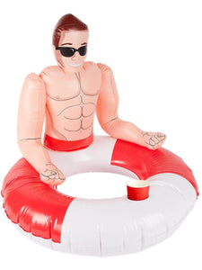 Decorations - Inflatables Inflatable Lifeguard Hunk Swim Ring