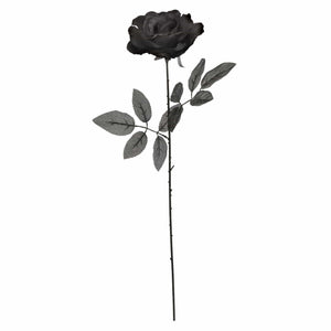 Amscan_OO Decorations - Props Black & Blood Red Fabric Rose 61cm Each