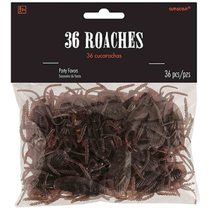 Amscan_OO Decorations - Props Cockroaches Plastic Favors 15cm 36pk