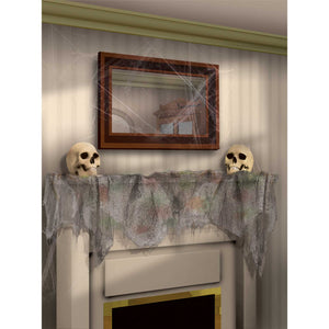 Amscan_OO Decorations - Props Grey Gauze Cloth Decoration & Glows under Black Light 2pk