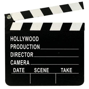 Amscan_OO Decorations - Props Hollywood Clapboard Die-Cut 17.7cm x 20.3cm Each