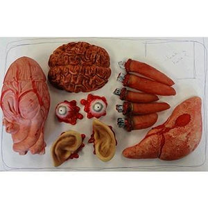 Amscan_OO Decorations - Props Meat Market Value Pack Body Parts Decorations Plastic Each