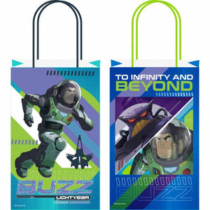 Games & Favors - Favor Boxes, Treat & Loot Bags Buzz Lightyear Paper Kraft Bags 21cm x 13cm x 8cm 8pk