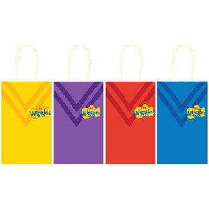 Games & Favors - Favor Boxes, Treat & Loot Bags The Wiggles Party Paper Kraft Bags 21cm x 13cm x 8cm 8pk