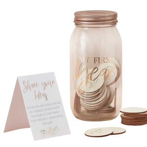 Games & Favors - Favors, Activity Kit & Stickers Baby in Bloom Memory Jar Each