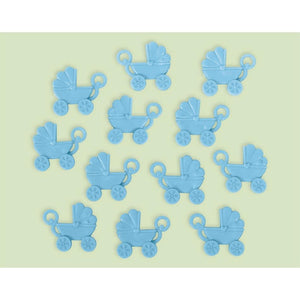 Amscan_OO Games & Favors - Favors, Activity Kit & Stickers Baby Shower BLue Carriage Favor 12pk