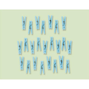 Amscan_OO Games & Favors - Favors, Activity Kit & Stickers Clothespin Blue Favor 24pk