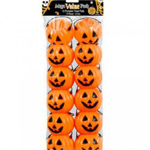 Amscan_OO Games & Favors - Favors, Activity Kit & Stickers Pumpkin Smiling Treat Plastic Pails 6cm 12pk