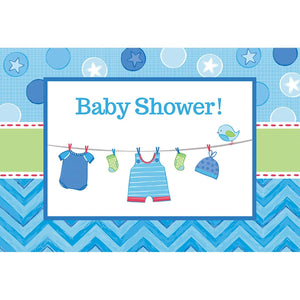 Amscan_OO Games & Favors - Invitations & Thank You Cards Shower with Love Boy Postcard Invitations 11cm 8pk