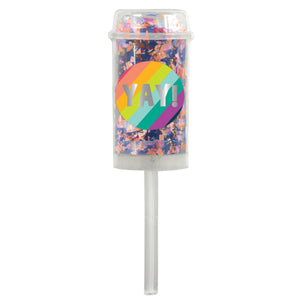 Amscan_OO Games & Favors - Noise Makers, Poppers, Strings Confetti Tubes Push-Up Confetti Poppers Multi-Coloured Foil 2pk