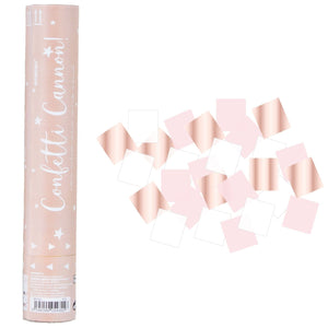 Games & Favors - Noise Makers, Poppers, Strings Rose Gold Confetti Cannon 24cm Each
