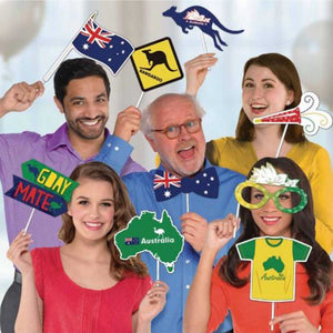 Games & Favors - Photo Props & Fun Signs Australia Cardboard Photo Props Kit 13pk