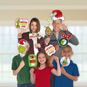 Amscan_OO Games & Favors - Photo Props & Fun Signs Dr. Seuss The Grinch Photo Prop Kit 13pk