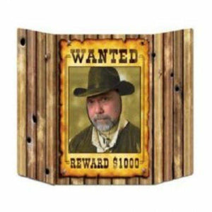 Amscan_OO Games & Favors - Photo Props & Fun Signs Western Wanted Poster Photo Prop 94cm x 64cm Each