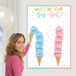 Games & Favors - Pinatas & Party Game Gender Reveal Pick A Gender Tally Chart What's The Scoop Game 25pk