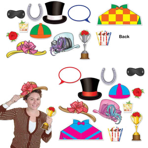 Amscan_OO Games & Favors - Pinatas & Party Game Horse Racing Photo Booth Props Fun Signs 12pk