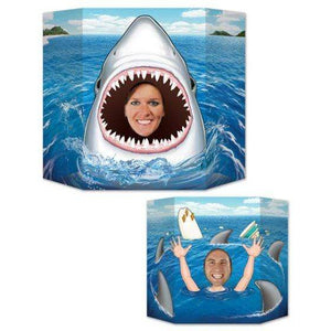 Amscan_OO Games & Favors - Pinatas & Party Game Shark & Swimmer Photo Prop 94cm x 64cm Each