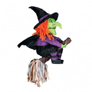 Amscan_OO Games & Favors - Pinatas & Party Game Witch & Broomstick 3D Shape Pinata Each