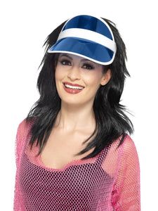 Hats & Headwear - Hats & Helmets Blue 80s Sun Visor