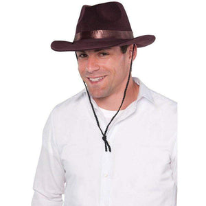 Amscan_OO Hats & Headwear - Hats & Helmets Brown Flocked Cowboy Hat Each