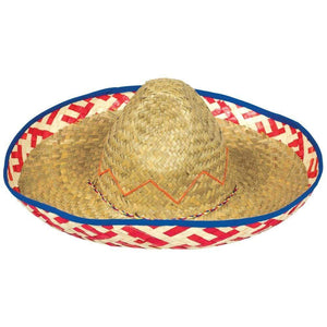 Amscan_OO Hats & Headwear - Hats & Helmets Fiesta Sombrero Straw Hats 19cm x 51cm Each
