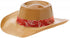 Western Plastic Cowboy Hat with Band Each