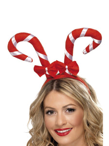 Hats & Headwear - Headbands & Boppers Candy Cane Headband