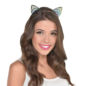 Amscan_OO Hats & Headwear - Headbands & Boppers Cat Ears Filigree Headband Each