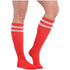 Red Striped Knee Socks 1 Pair