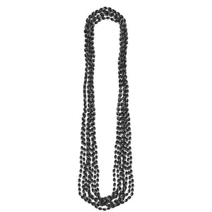 Amscan_OO Jewellery Black Metallic Necklace 76cm 8pk