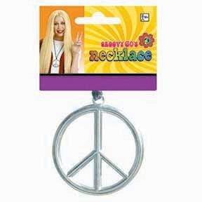 Amscan_OO Jewellery Peace Sign Necklace Each