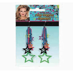 Amscan_OO Jewellery Star Dangle Earrings Each