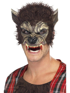 Mask - Halloween Mask Werewolf Half Face Latex Mask