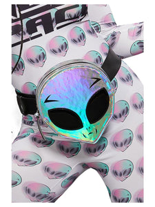 Props - Baskets & Bags Fever Holographic Alien Bum Bag