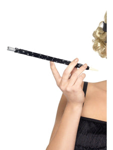 Props - Pipes, Cigars & Holders Black Sequinned Cigarette Holder