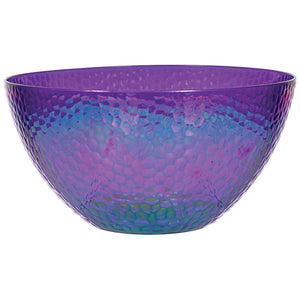 Amscan_OO Tableware - Bowls Sparkling Sapphire Iridescent Plastic Serving Bowl Each